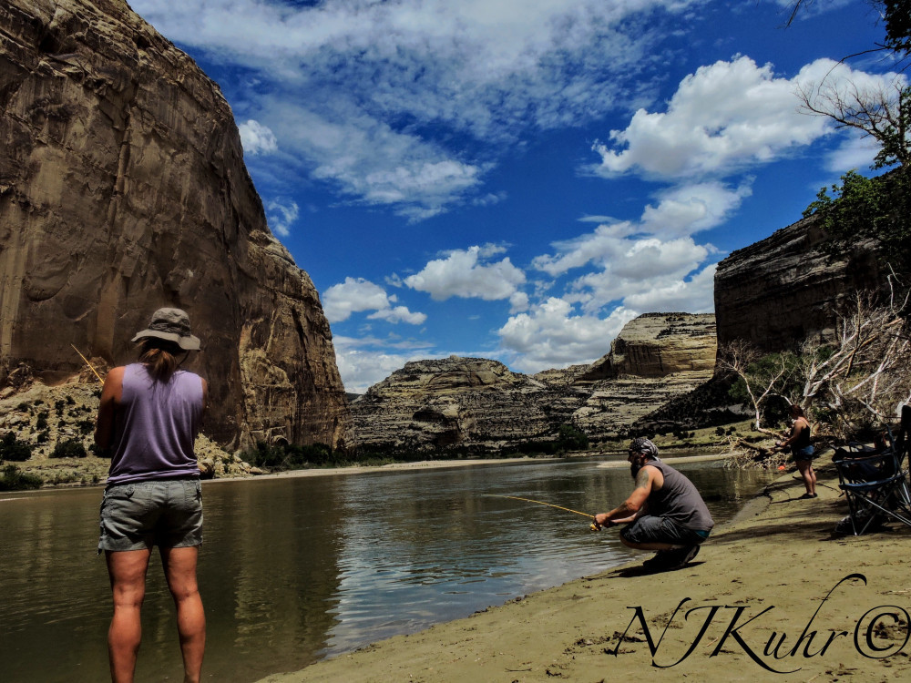 Echo Park Fishing, Dinosaur Monument Echo Park Fishing, Dinosaur Monument